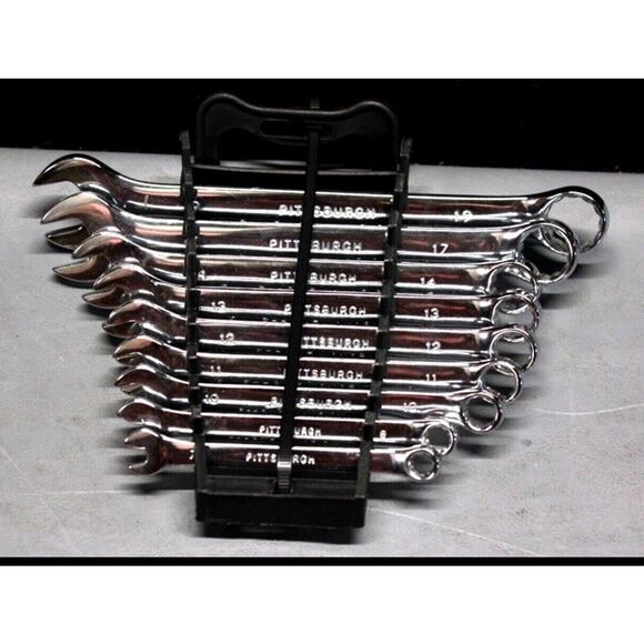 Pittsburgh 9 pc Combination Wrench Set Metric 12-Point End - Picture 1 of 2
